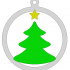Christmas Ornament Tree+Star image