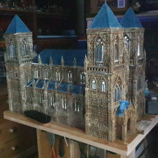 3D Printable Leichheim - Church by 3Dlayeredscenery