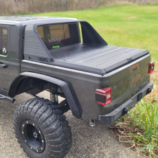 CGRC XC fastback hard bed cover for Axial SCX10-3 Jeep Gladiator