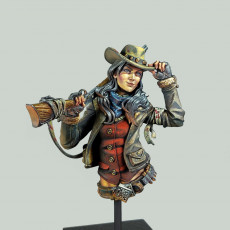 Picture of print of Calamity Jane Bust from Fearsome Wilderness