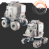 Sci-fi Vehicles: Explor-1 Rover Truck [Support-free] image