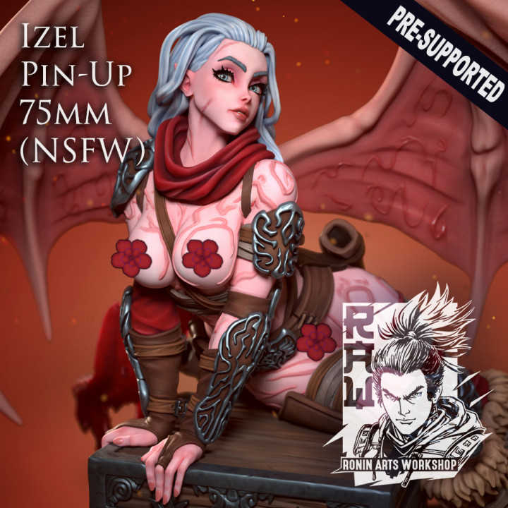 $17.99Izel The Barbarian Succubus (NSFW) - Pin Up, 75mm, Pre-Supported