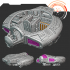 Sci-fi Vehicles: Buzzard Bounty Hunter Ship [Support-free] image