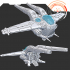 Sci-fi Vehicles: "Sparrowhawk" Spaceship [Support Free] image