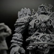 Picture of print of Crowdfund Gargantuan Pack - 3 Huge Models Celtic Forest Druid, Roman Stone Ruin Golem Construct and Japanese Skull Demon Ghost Youkai Gashadokuro