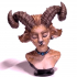 Faun Bust [Pre-Supported] print image