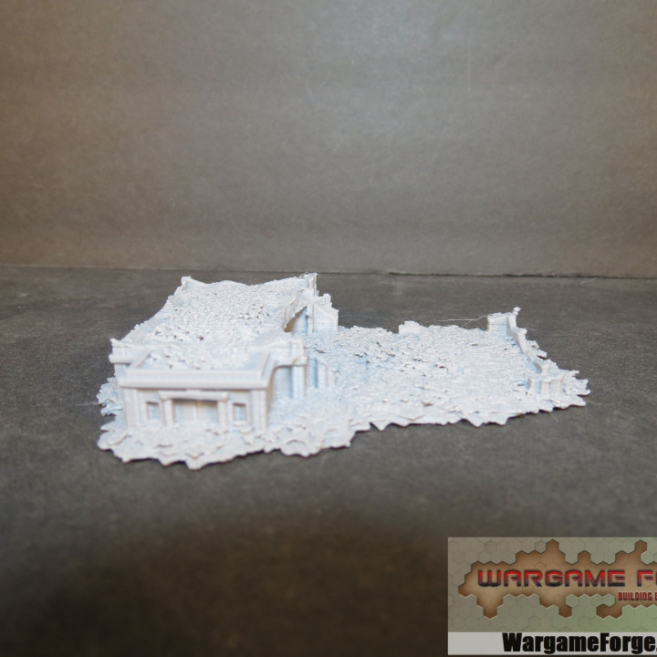 $4.00Modern Ruined Building 9: Ruined Fire Station MR009