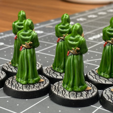Picture of print of Cult of the Cobra - Cultist 5 - Hooded Cultist Praying