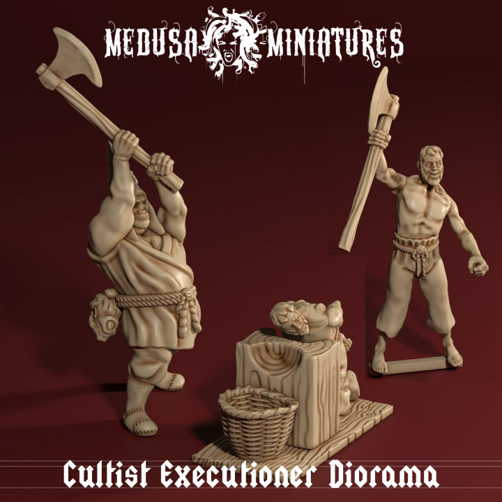 $6.00Cult of the Cobra - Cultist Executioner Diorama plus freed victim
