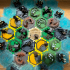 -Catan compatible hex tiles! FDM and RESIN models (74 files together including lychee files for resin) print image