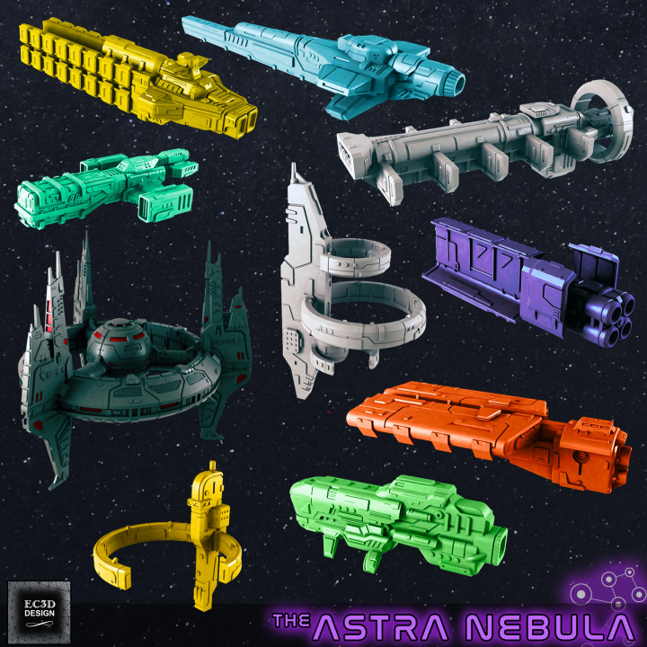 Civilian Ships and Stations - Set 1 [Fleet Scale Starship]'s Cover