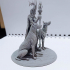 Astarte with dogs 75&32mm Presupported print image