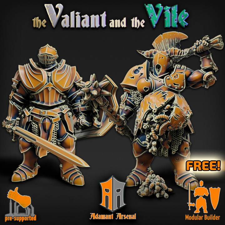 The Valiant and the Vile - Free Sample Bundle's Cover