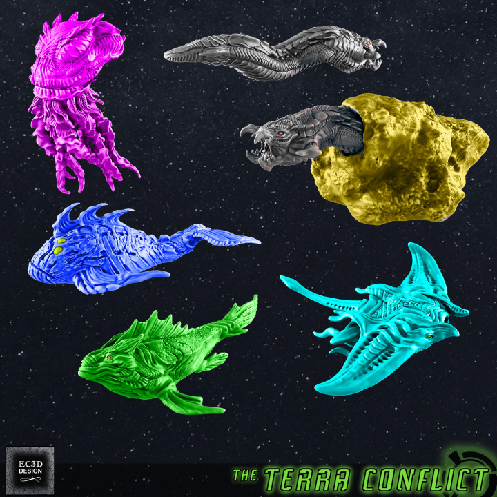 $5.50Space Creatures - Set 2 [Fleet Scale Starship]