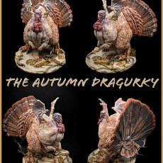 Picture of print of Autumn Dragurkey - Presupported