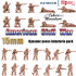 ACW full figurines pack - 15mm for wargame image