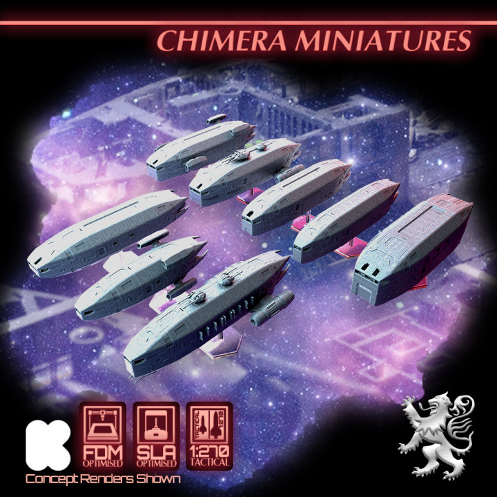 $17.95Chimera Starship Miniatures