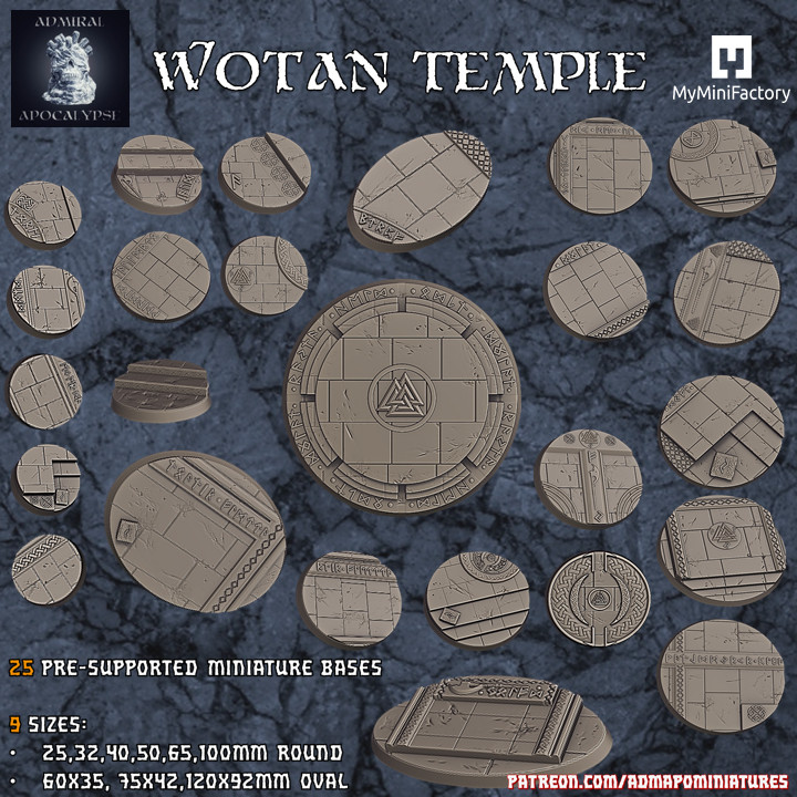 $12.00The Wotan Temple Set (25 Pre-supported models)