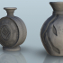 Oriental pitcher set (5) - scenery terrain wargame Medieval image