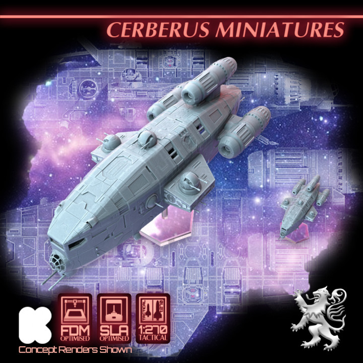 $4.95Cerberus Starship Miniatures
