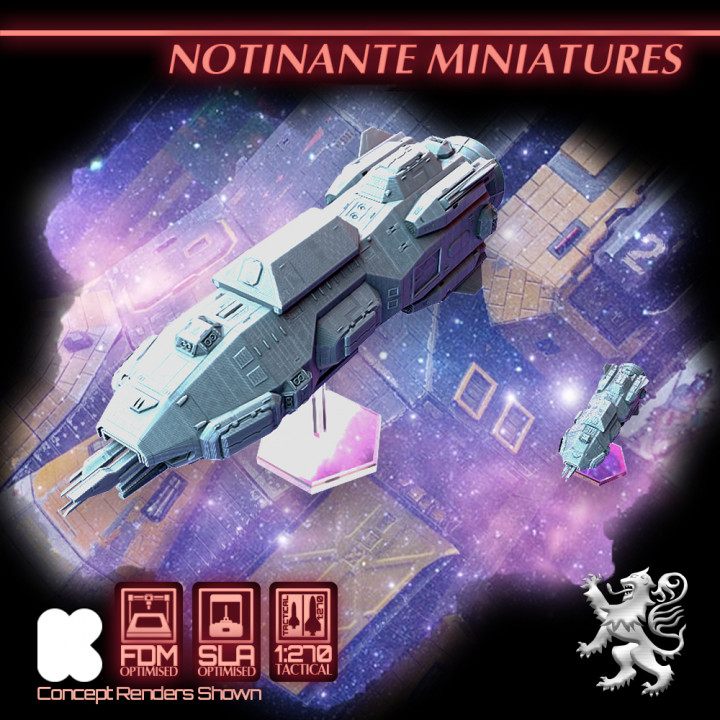 Notinante Spaceship Miniatures's Cover