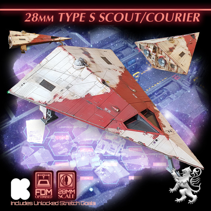 28mm Type S Scout/Courier's Cover
