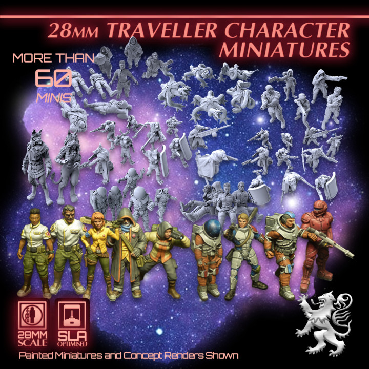 Traveller 28mm Character Miniatures's Cover
