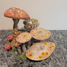 Picture of print of Fungi Terrain Set (Pre-Supported)