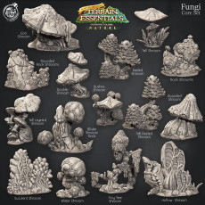 Cast N Play Terrain Essentials Complete Forest Core 15 Model Set