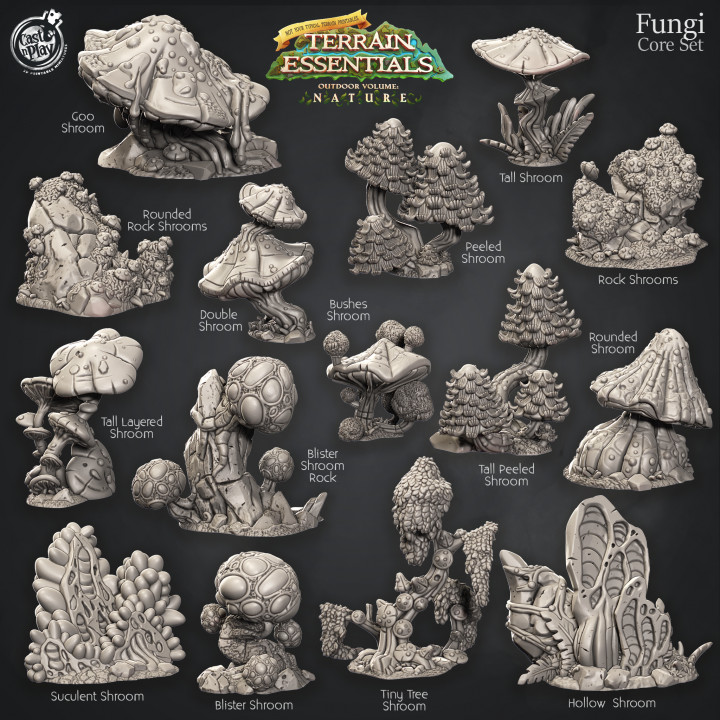 Fungi Terrain Set (Pre-Supported)'s Cover