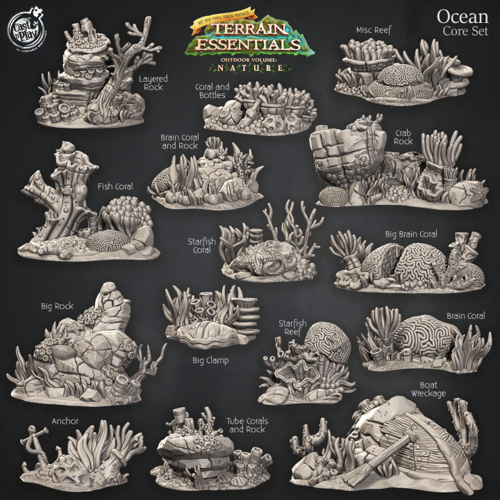 Ocean Terrain Set (Pre-Supported)'s Cover