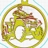 Motorcycle Cristmas Ornament image