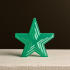 Additive Star Tree Ornament, Christmas Decor by Slimprint image