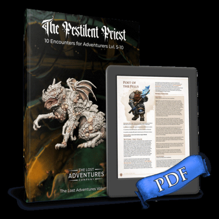 The Pestilent Priest Adventure: 10 Encounter-Pack (5E-Compatible) [PDF]'s Cover