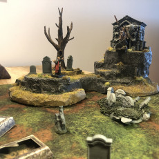 Picture of print of Graveyard Golem - Khaldoth the Corpse Keeper (Pre-Supported)