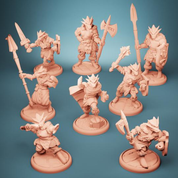 Ice Cultists (Set of 8) + Ice Cultist Weapons/Shields's Cover