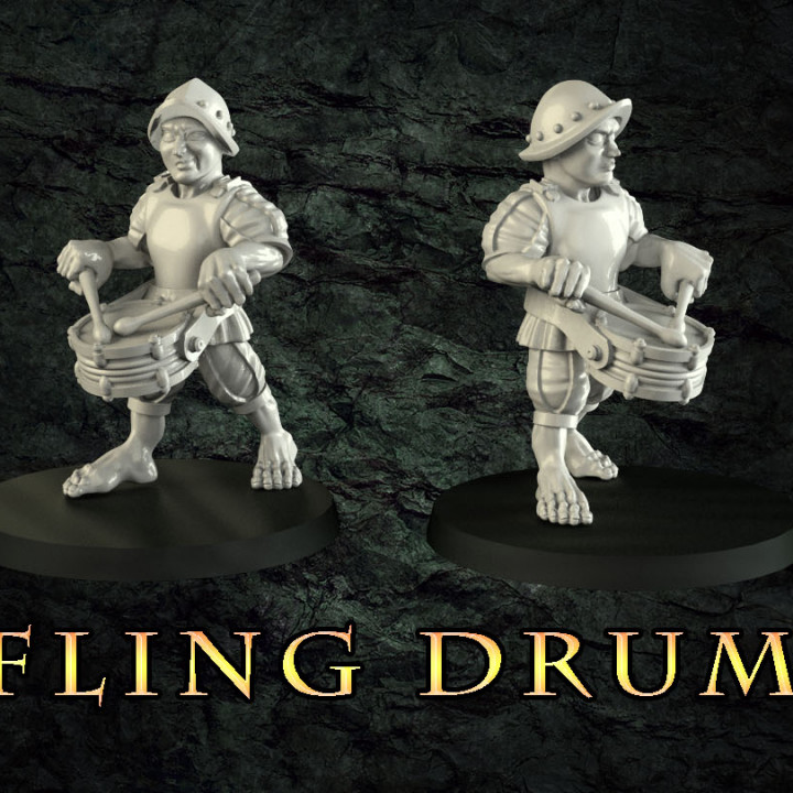 Halfling drummer