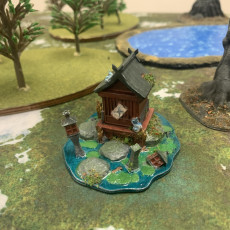 Picture of print of Japanese Shrine Plop Terrain (Supportless)