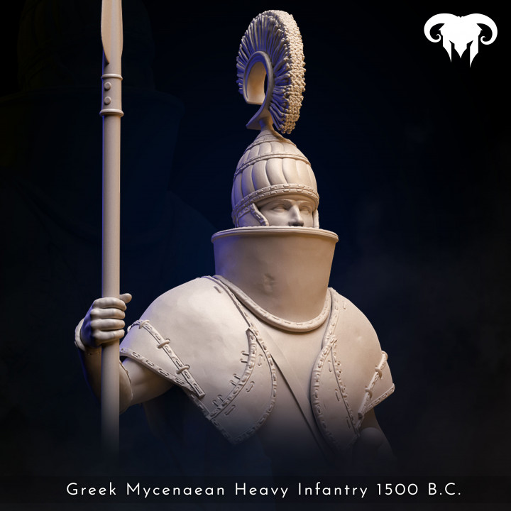 $8.99Greek Mycenaean Heavy Infantry 1500 B.C. Palace Guard!