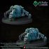 Tabletop miniature sci-fi cyberpunk fantasy. Battle droid image
