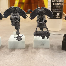 Picture of print of Cherubs anime figurines