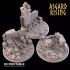 RUINS 3 x Round Bases 50mm - PRESUPPORTED image