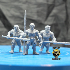 Picture of print of Ghouls with spears (pre supported)