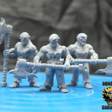 Picture of print of Ghouls with Great axes (pre supported)