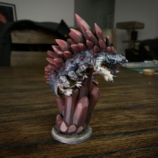 Picture of print of The Apex Crystalline Basilisk
