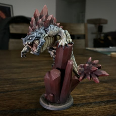 Picture of print of The Apex Crystalline Basilisk