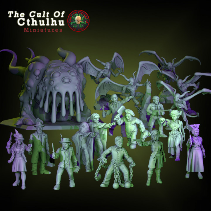 Cthulhu Investigators - 23 Models of a Nightgaunt's Nightmare's Cover