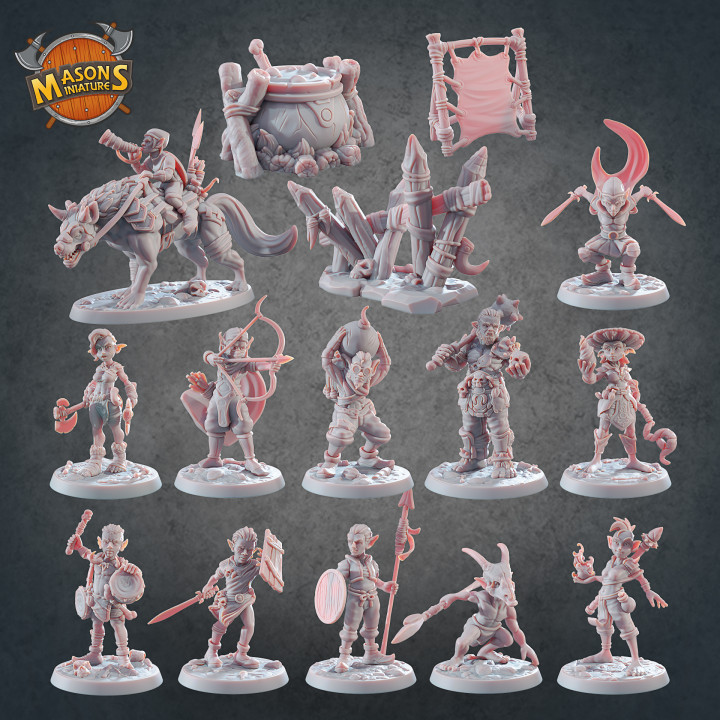 Goblin Miniatures Full Set - Add-on (AbyssDwellers)'s Cover