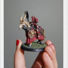 Picture of print of Undead Warrior on a Undead horse