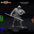 Human Infantry 2A Miniature - Pre-Supported image